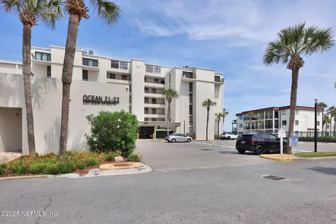 a car parked in front of a building