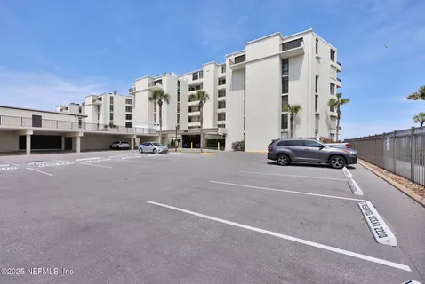 a car parked in front of building