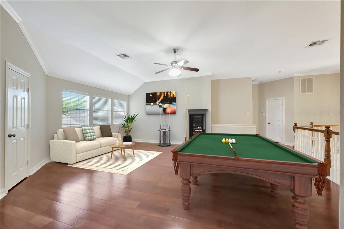 15511 Turtle Oak Court Houston, TX 77059 - Photo 37 of 50 a room with pool table table and windows
