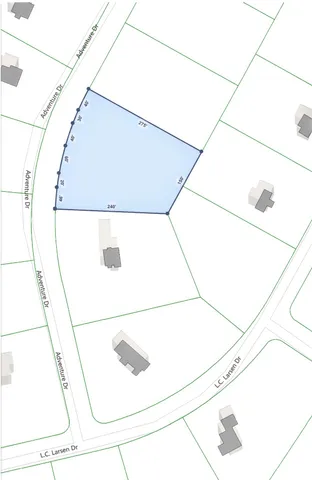 a view of a house with a street