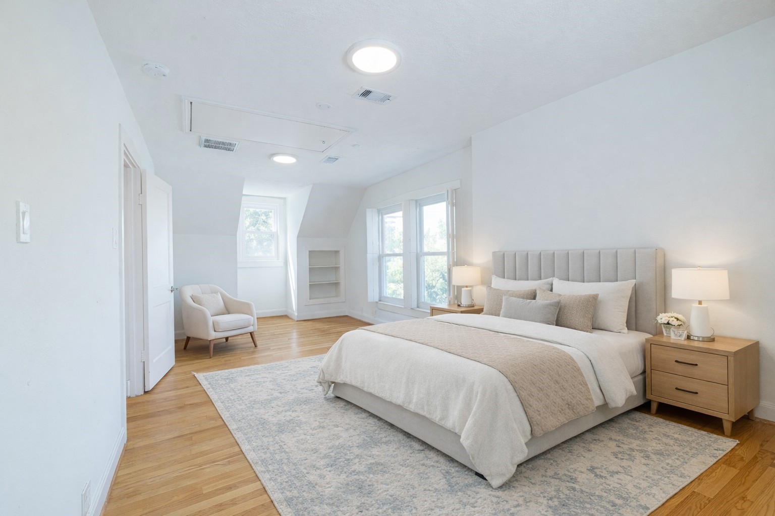 2438 Albans Road Houston, TX 77005 - Photo 23 of 35 Bedroom #2 located upstairs. Virtually Staged