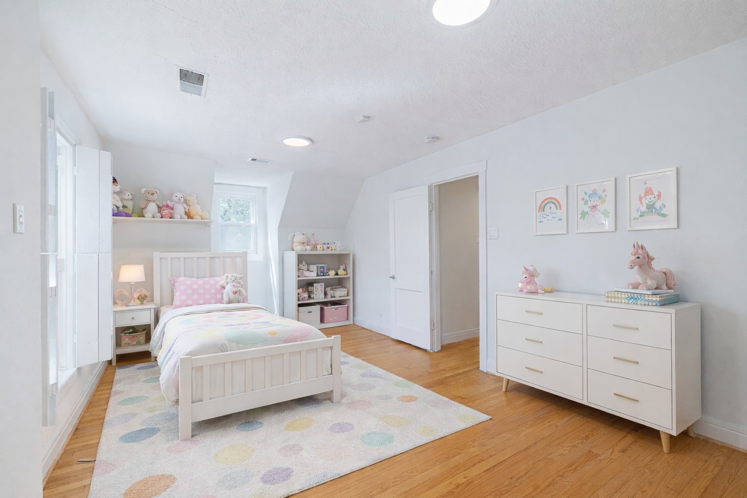 2438 Albans Road Houston, TX 77005 - Photo 26 of 35 Bedroom #3 located upstairs. Virtually Staged