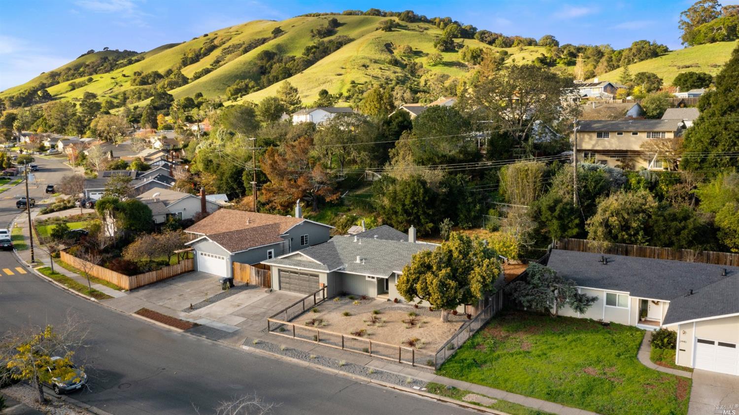 2446 Center Road Novato, CA 94947 - Photo 1 of 1 a view of a backyard with sitting area