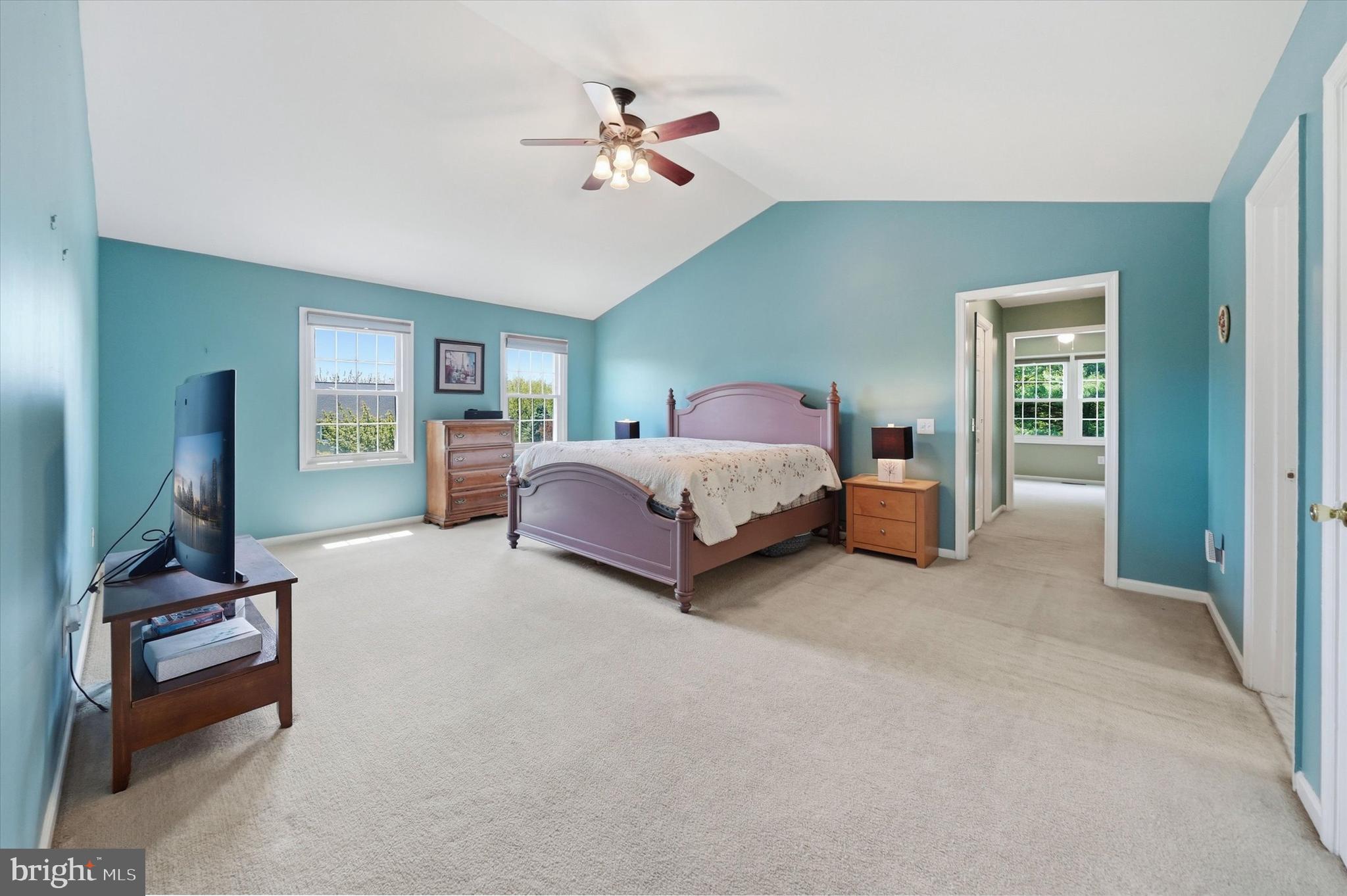 100 Cambridge Road Landenberg, PA 19350 - Photo 18 of 37 a living room with a bed furniture and a ceiling fan