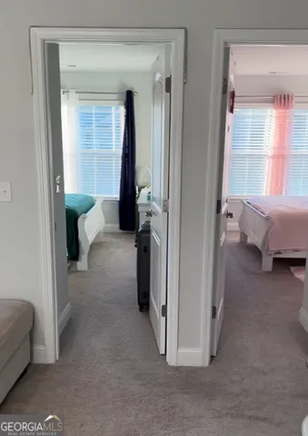 a view of building with ocean view