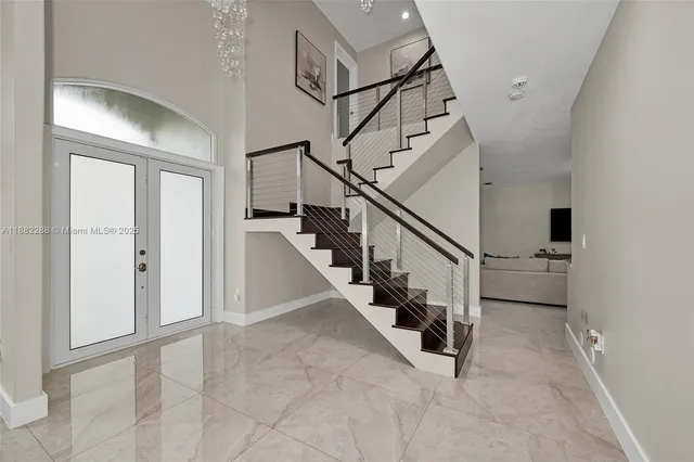 a view of entryway and hall