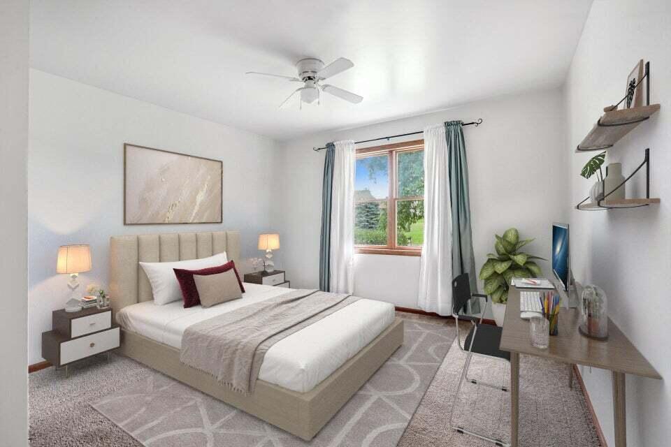 3467 Country View Drive Delavan, WI 53115 - Photo 21 of 39 bedroom 2 virtually stages