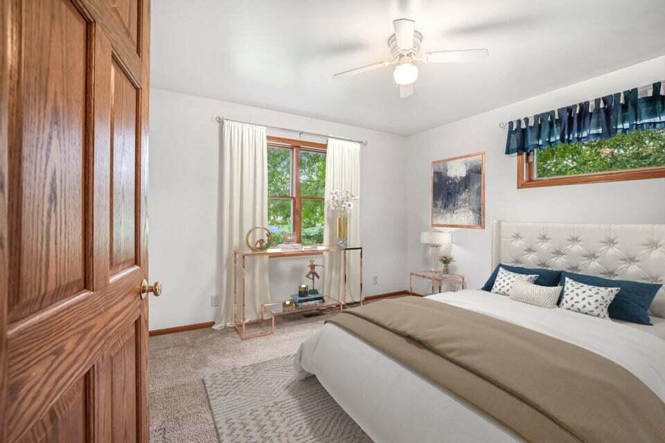 3467 Country View Drive Delavan, WI 53115 - Photo 23 of 39 bedroom 3 virtually stages