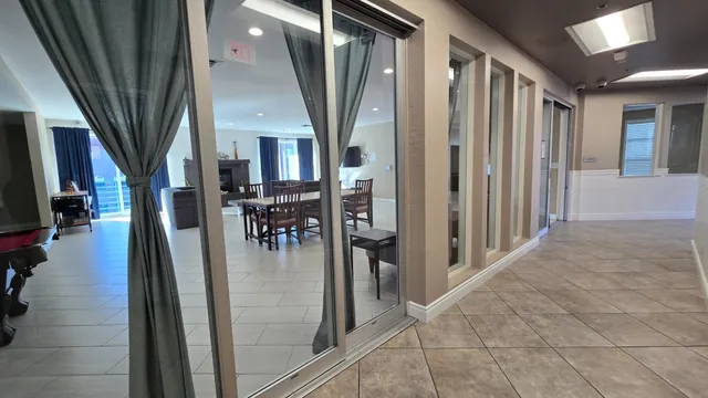 a view of a living room