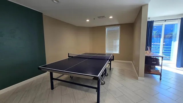 a room with furniture and window