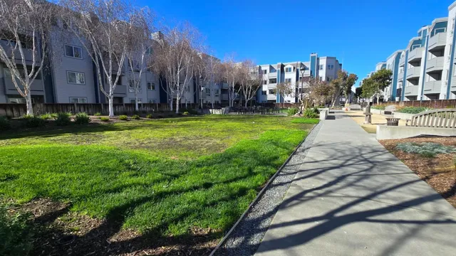 a view of a city with tall buildings