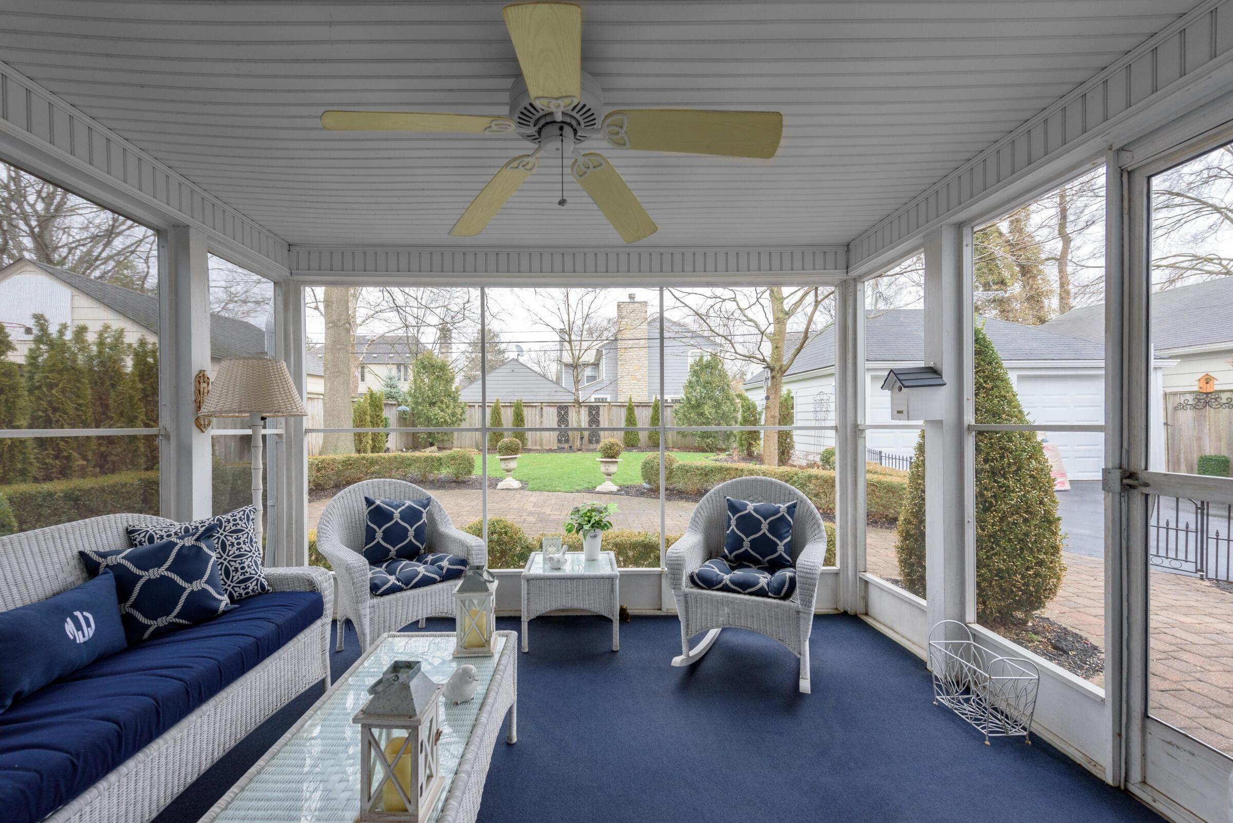 2574 Wexford Road Columbus, OH 43221 - Photo 27 of 35 Screened in porch.