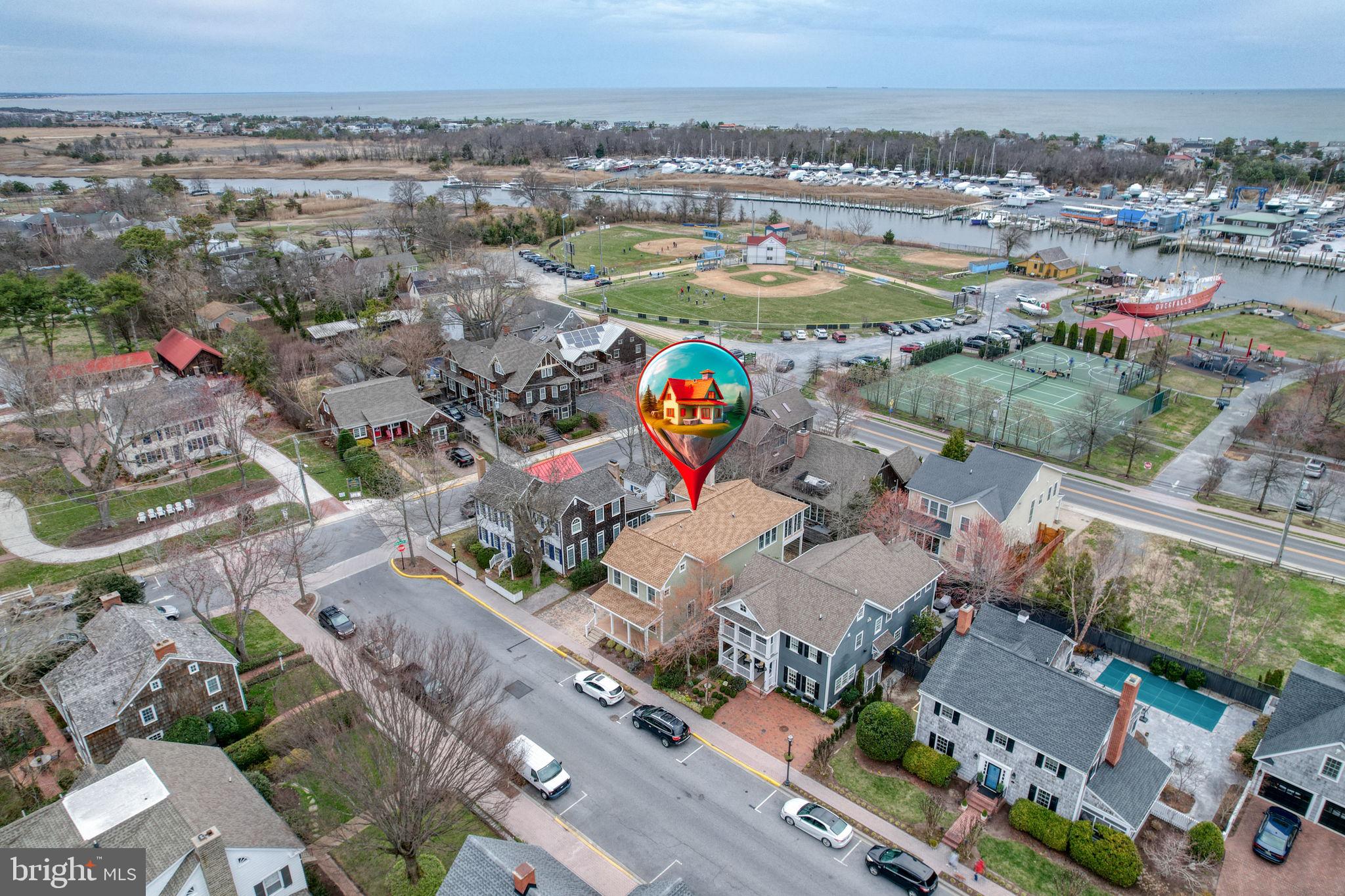 237 2nd Street Lewes, DE 19958 - Photo 49 of 52 an aerial view of a city