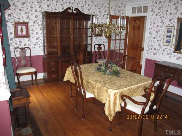 208 Claflin Court Raleigh, NC 27614 - Photo 6 of 22 Formal Dining with hardwoods * Great for entertaining family and friends! Dining Room