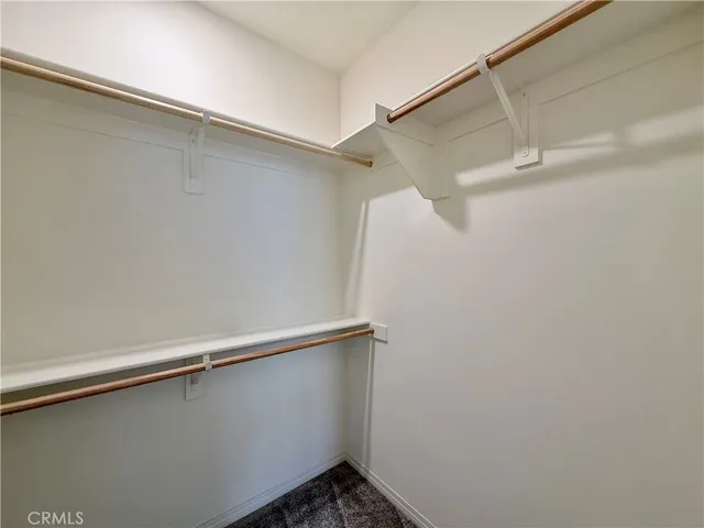 a close up view of racks on the wall