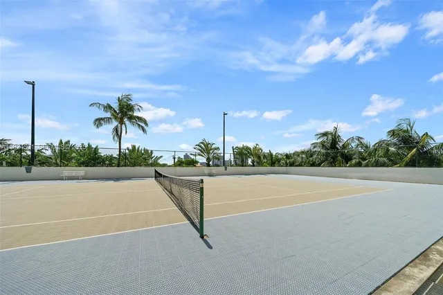 a view of a tennis court