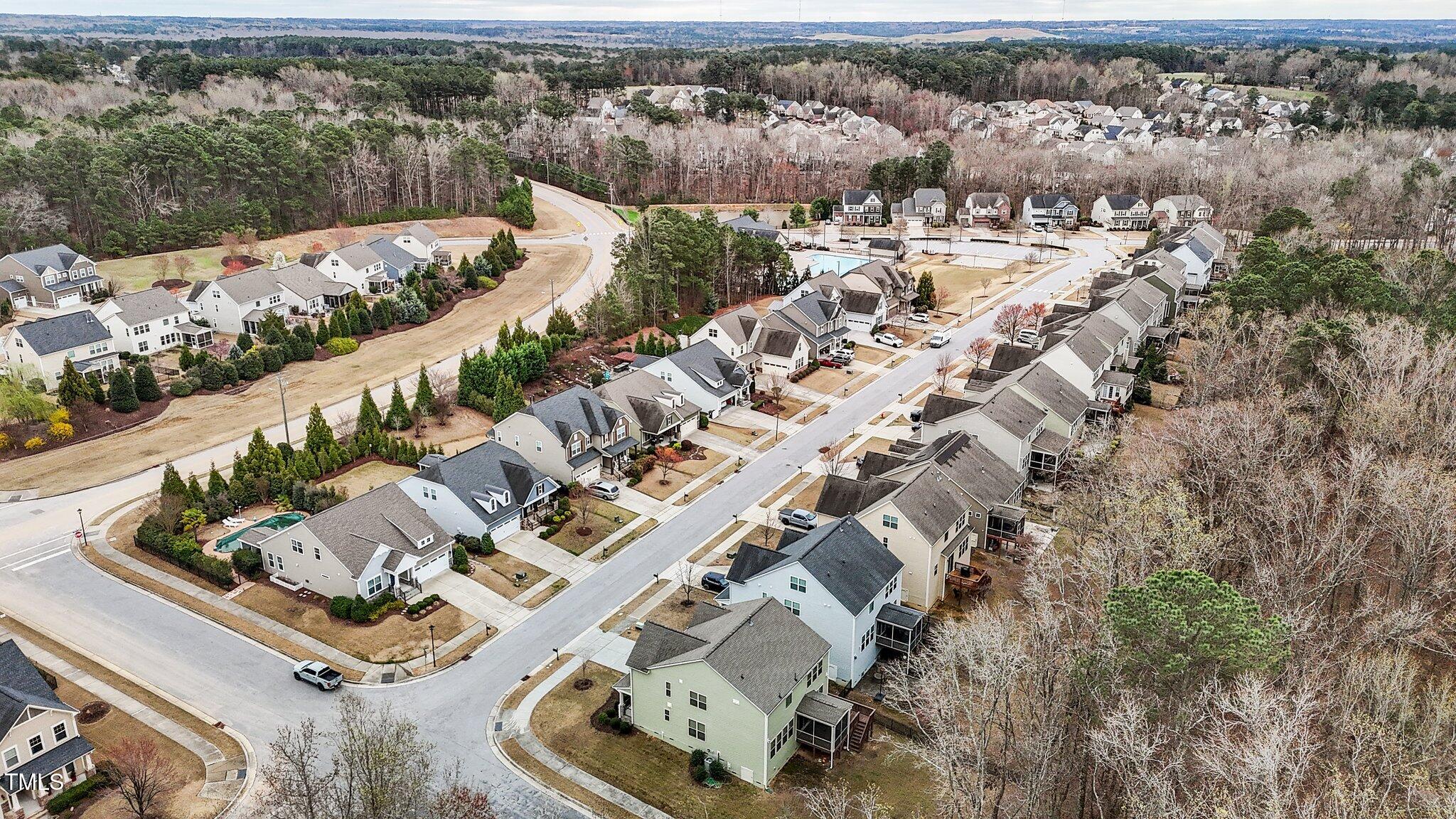 1800 Bodwin Lane Apex, NC 27502 - Photo 56 of 63 an aerial view of multiple house