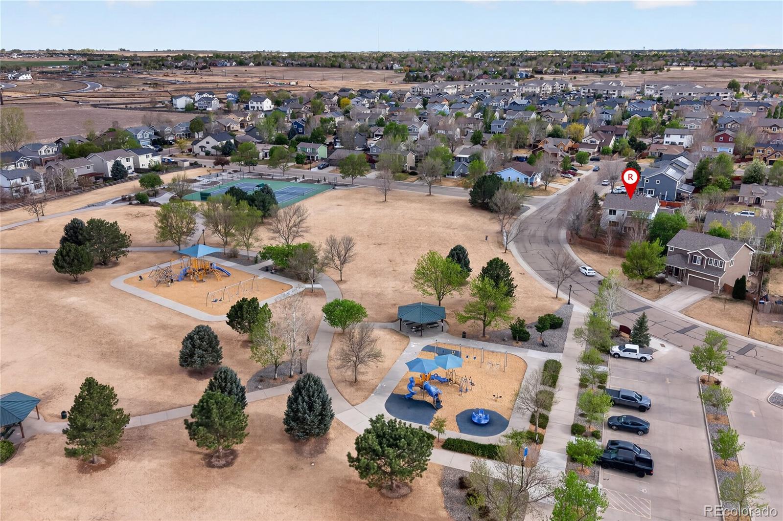 6289 Viewpoint Avenue Firestone, CO 80504 - Photo 41 of 45 an aerial view of multiple house