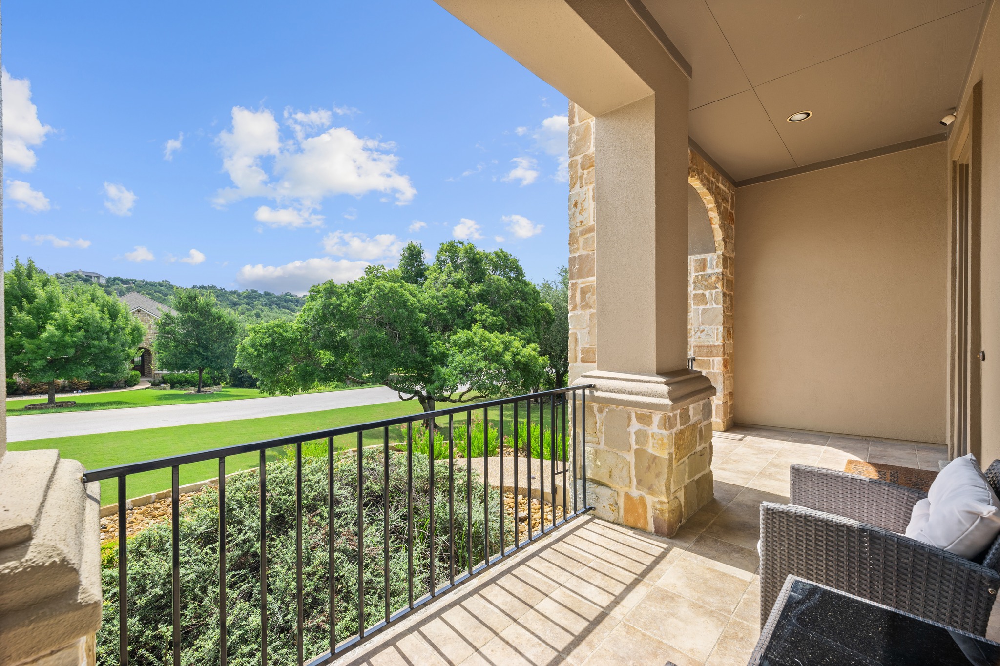 1301 Lions Lair Leander, TX 78641 - Photo 3 of 40 Elevated balcony view overlooking the scenic surroundings
