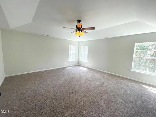 a window in an empty room