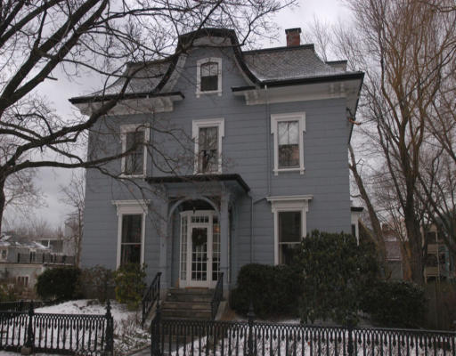 6 Maple Avenue Cambridge, MA 02139 - Photo 1 of 1 a front view of a house with a garden