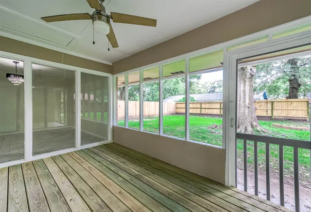 a view of a small space