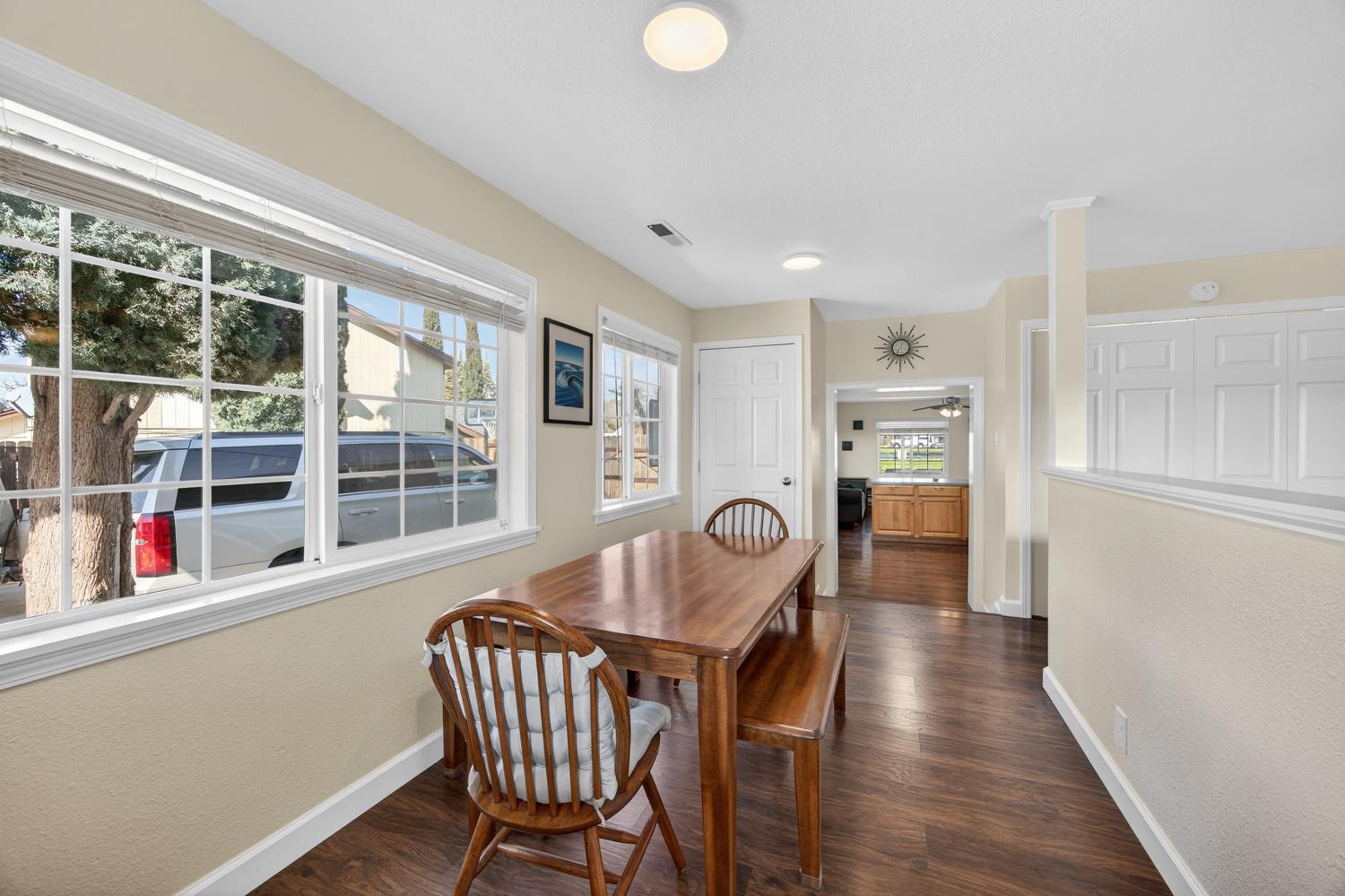145 Oak Ridge Drive Ione, CA 95640 - Photo 35 of 61 a dining room with furniture window wooden floor