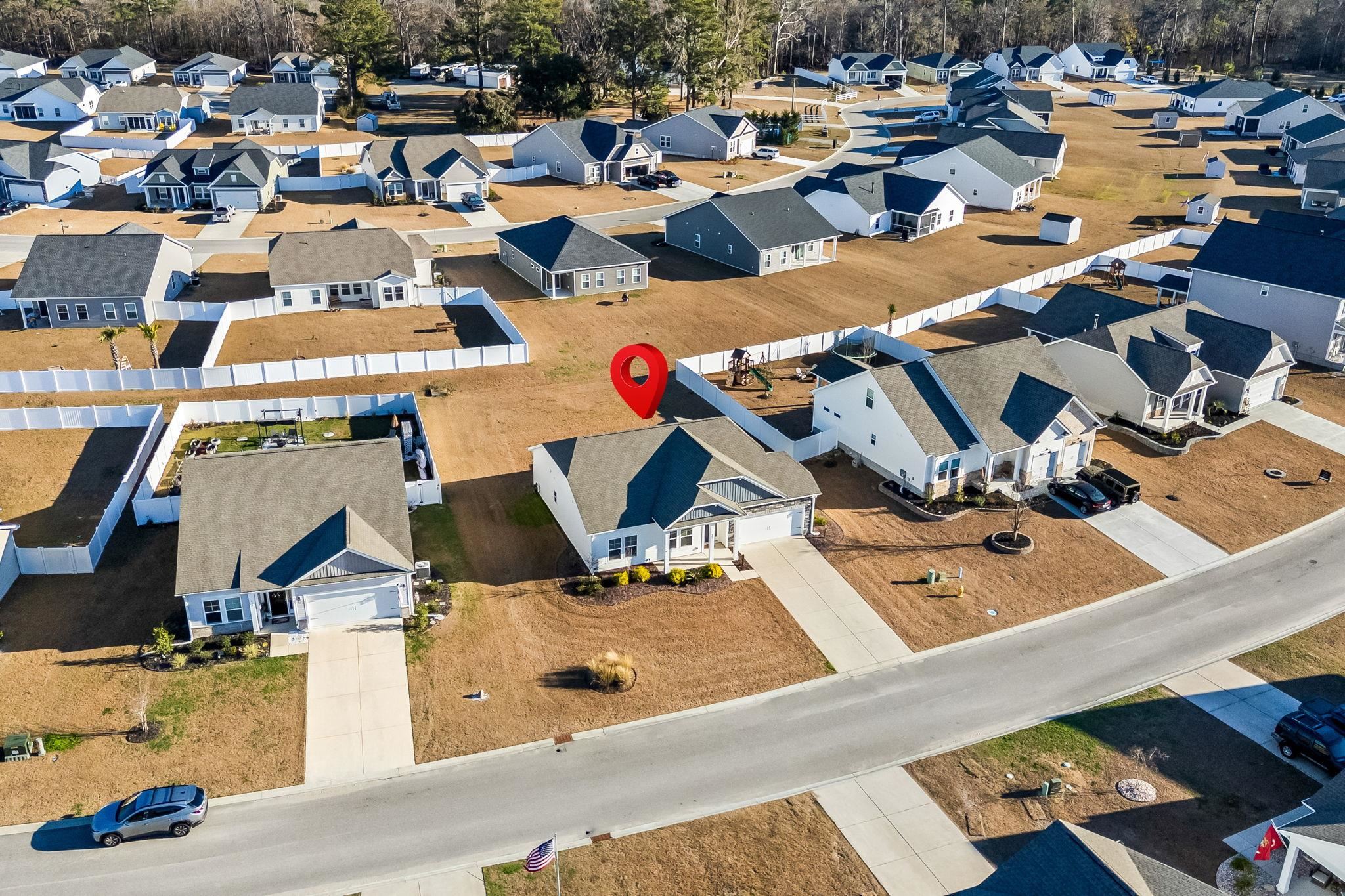 447 Honeyhill Loop Conway, SC 29526 - Photo 30 of 39 Aerial view of residential area
