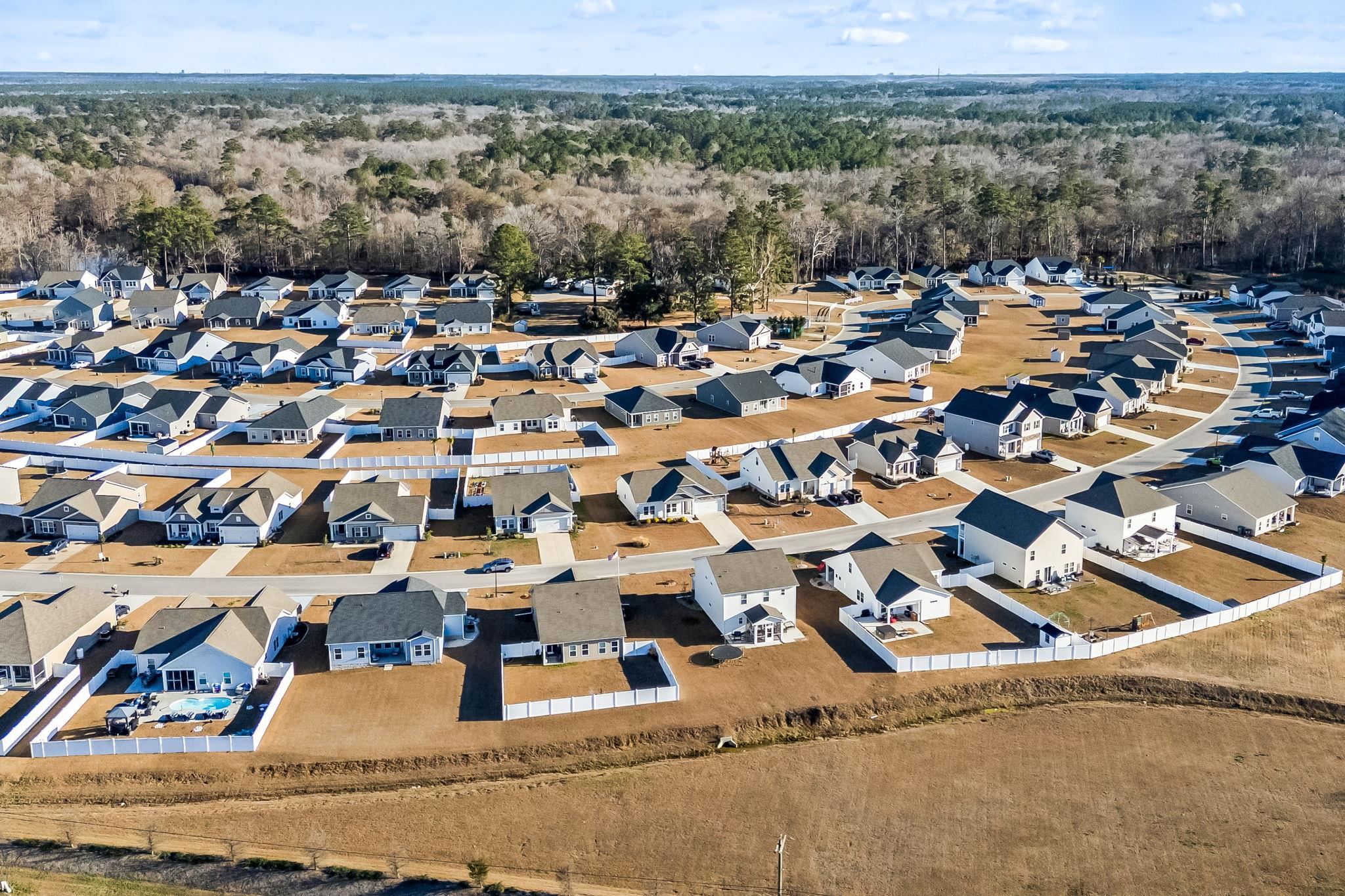 447 Honeyhill Loop Conway, SC 29526 - Photo 32 of 39 Aerial perspective of suburban area
