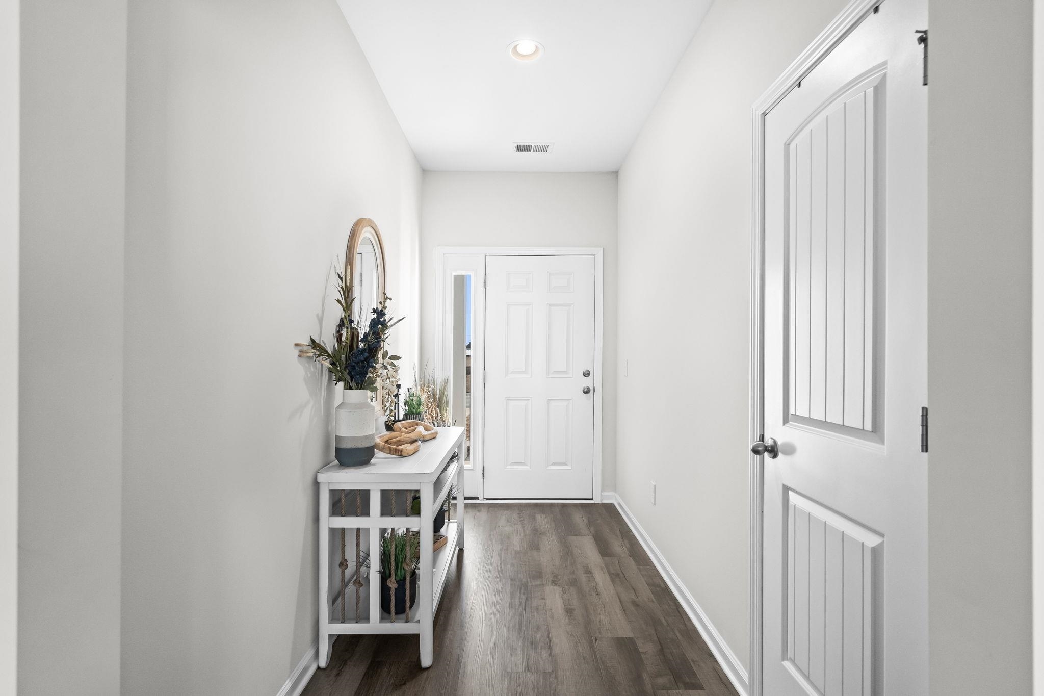 447 Honeyhill Loop Conway, SC 29526 - Photo 4 of 39 Doorway featuring wood finished floors and recessed lighting