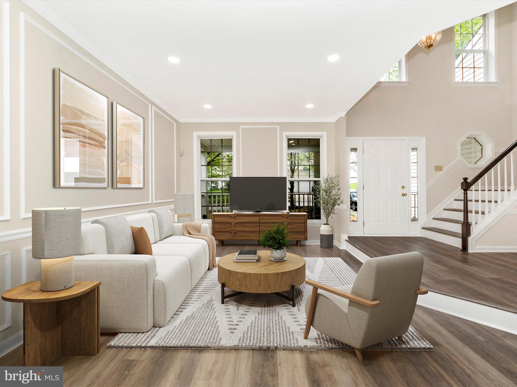 6405 Quiet Night Ride Columbia, MD 21044 - Photo 5 of 53 Living Room Virtually Staged