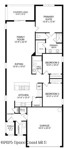 $325,490 | 653 Rockaway Lane, Cocoa, FL 32927