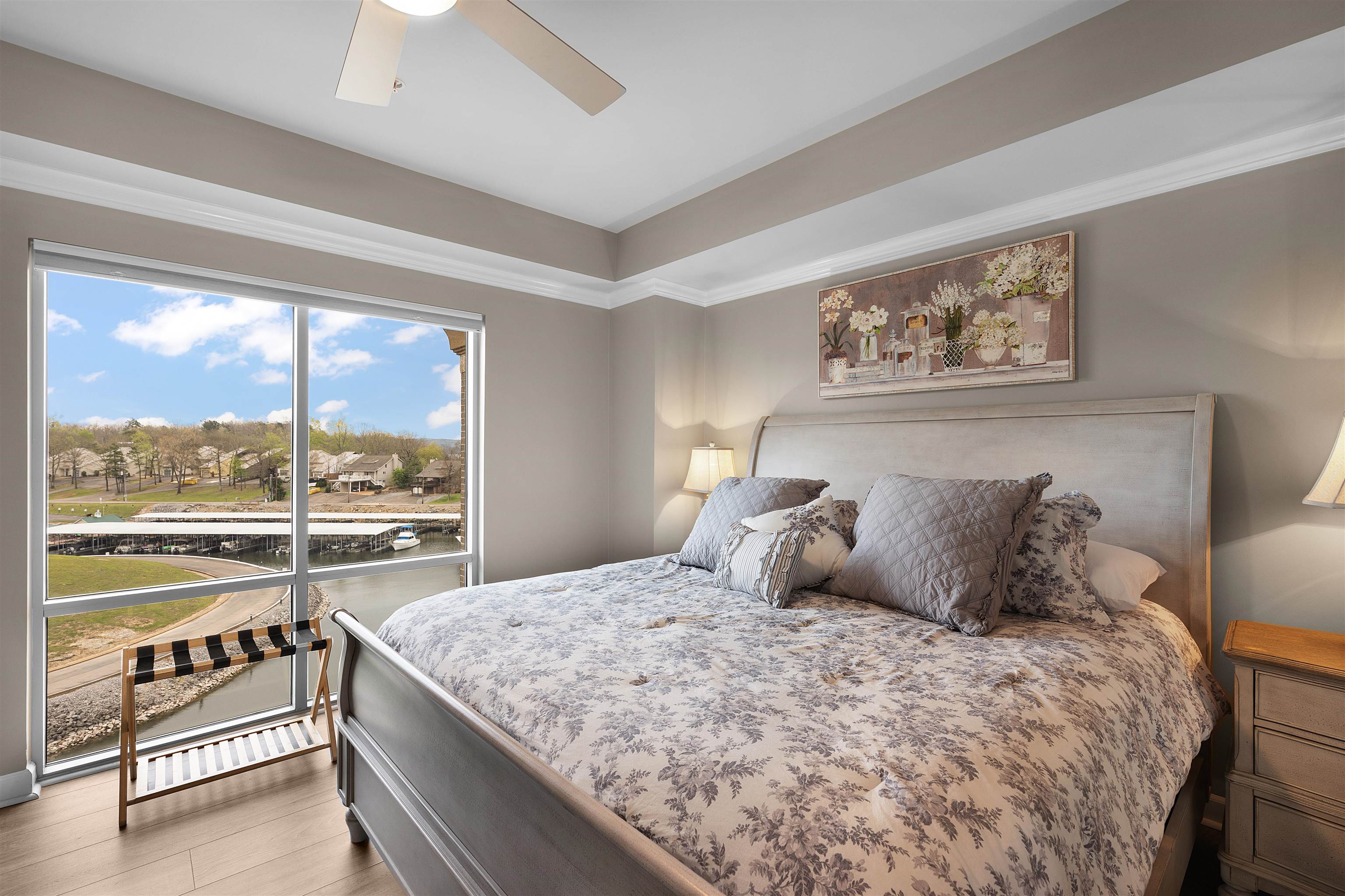 323 Cr 380 Road, Unit P 506 Iuka, MS 38852 - Photo 8 of 21 Bedroom featuring a ceiling fan and light wood-style flooring