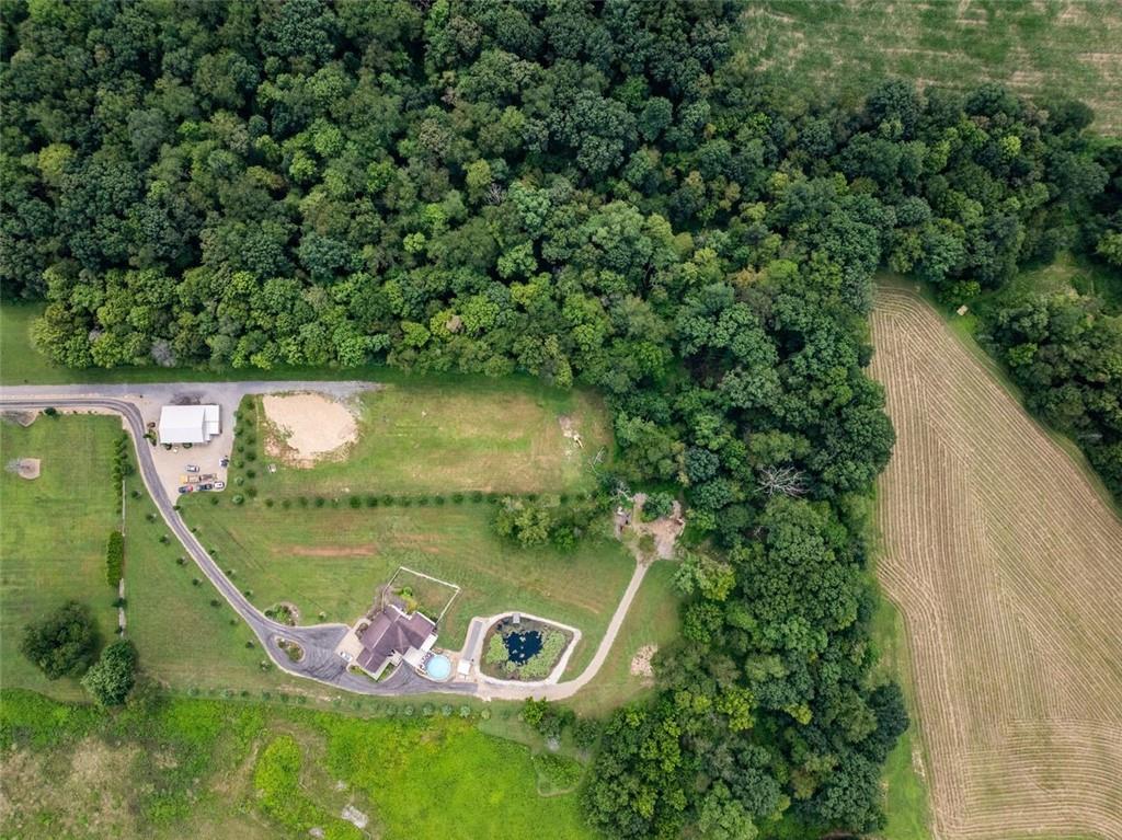 127 Britt Lane Butler, PA 16002 - Photo 8 of 11 an aerial view of a house with a yard