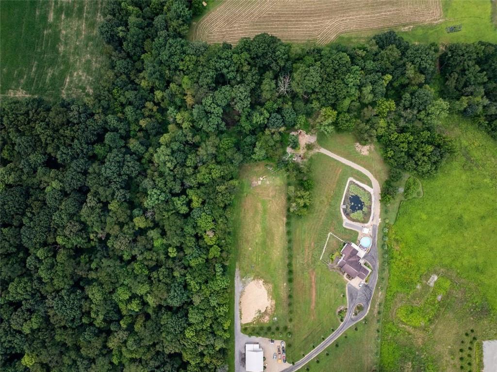 127 Britt Lane Butler, PA 16002 - Photo 10 of 11 an aerial view of a house with a yard and tree s