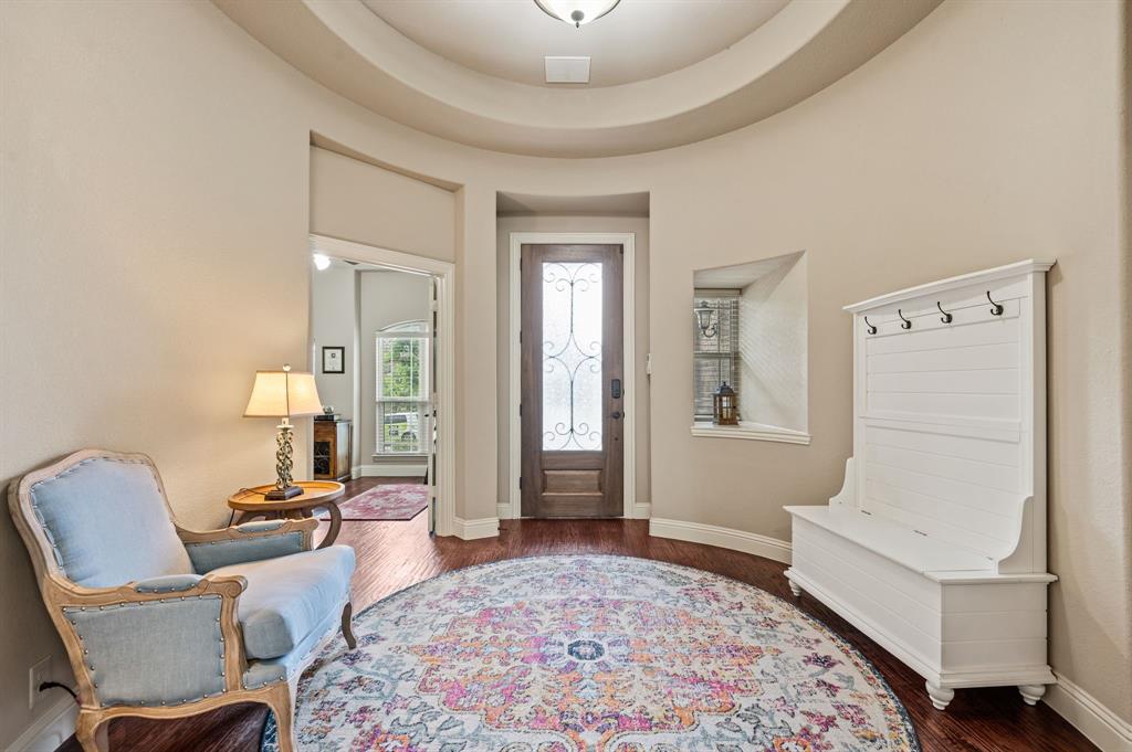 5209 Edgebrook Way Fort Worth, TX 76244 - Photo 6 of 33 a living room with furniture and a rug