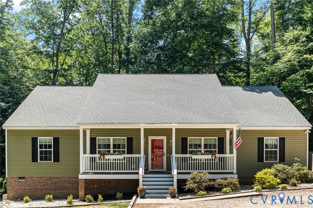 1755 Dispatch Road Quinton, VA 23141 - Photo 1 of 92 Ranch-style exterior featuring olive green siding,