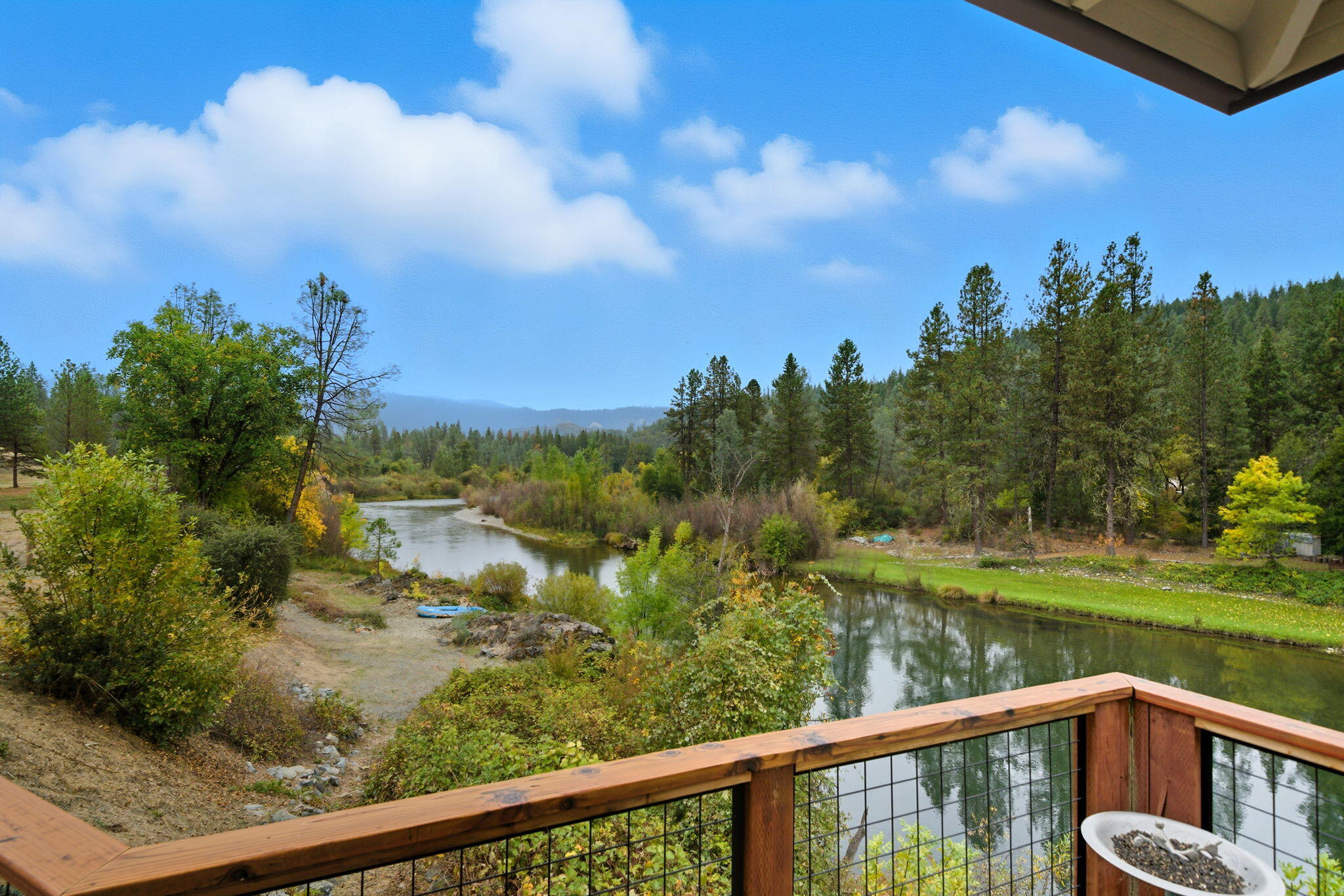 7848 Rush Creek Road Lewiston, CA 96052 - Photo 11 of 44 a view of a city from a balcony