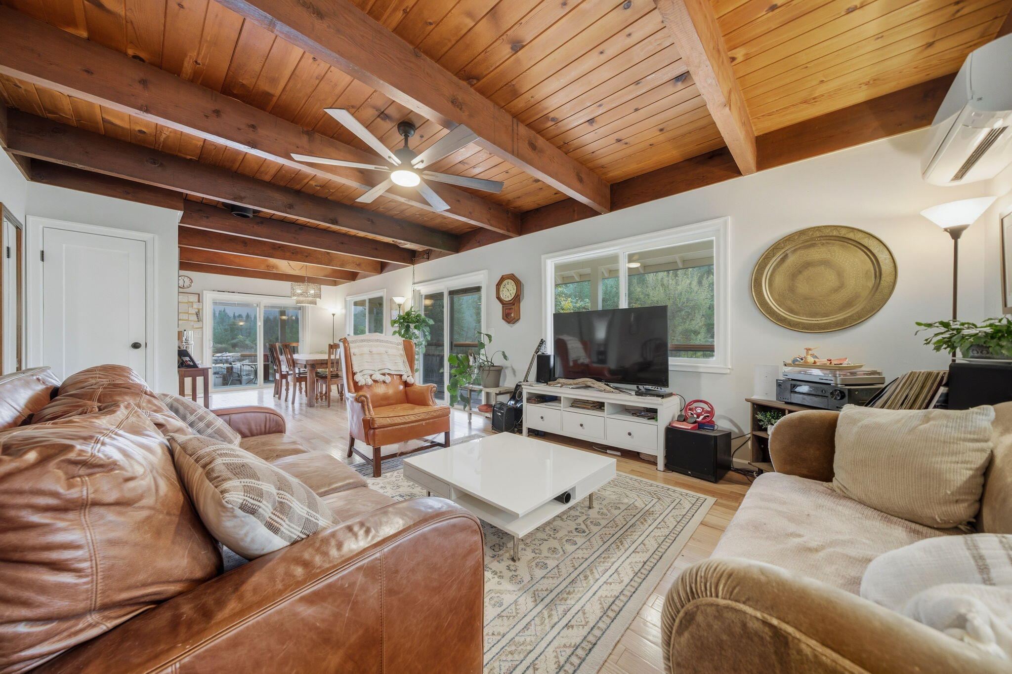 7848 Rush Creek Road Lewiston, CA 96052 - Photo 12 of 44 a living room with furniture and a large window