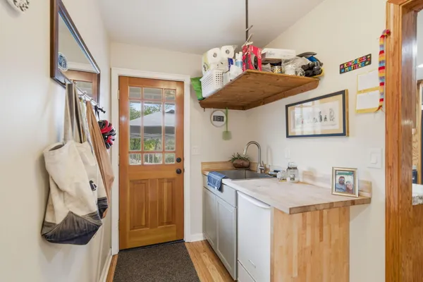 a view of a entryway
