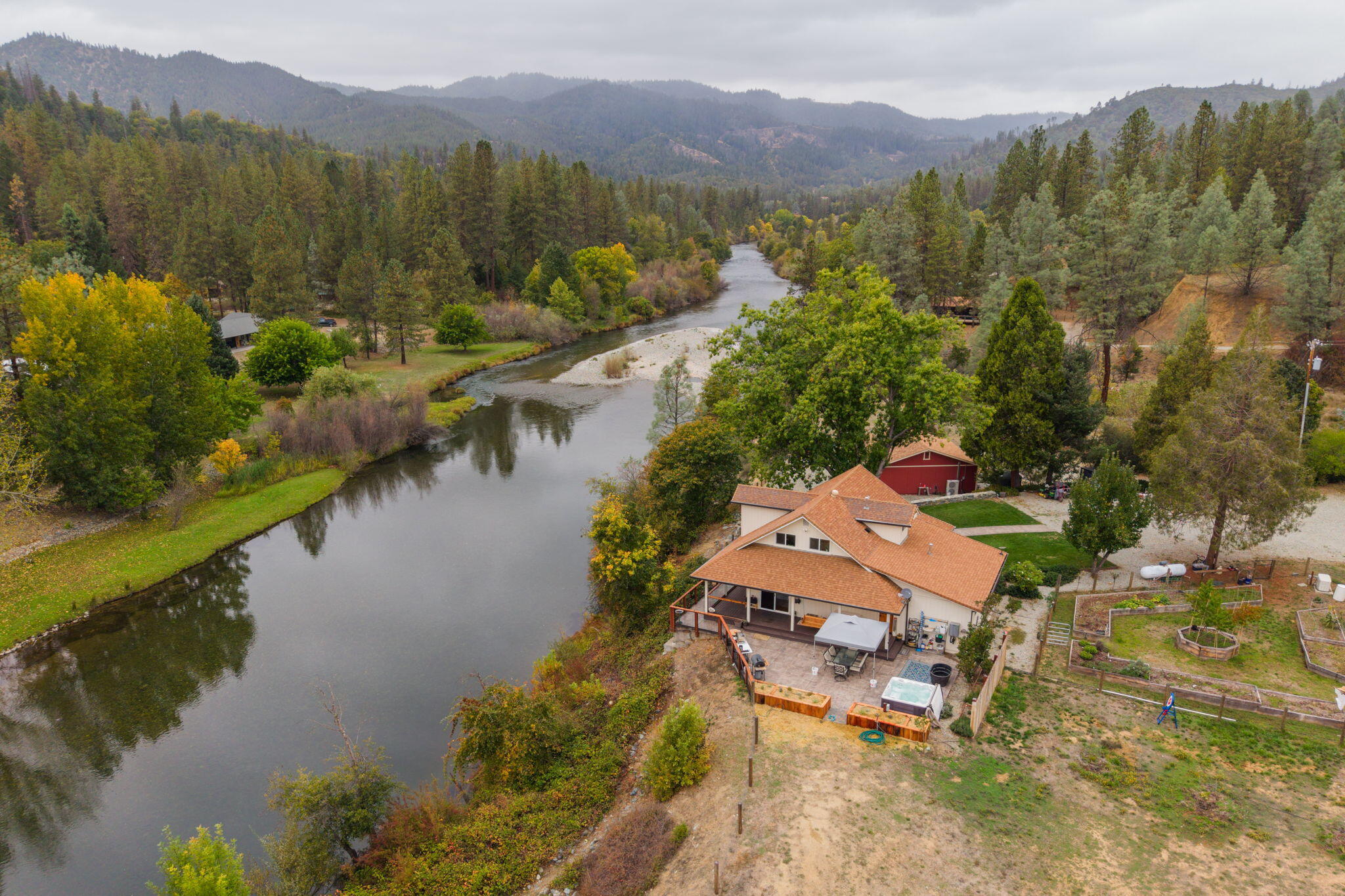 7848 Rush Creek Road Lewiston, CA 96052 - Photo 7 of 44 a view of a lake with a mountain