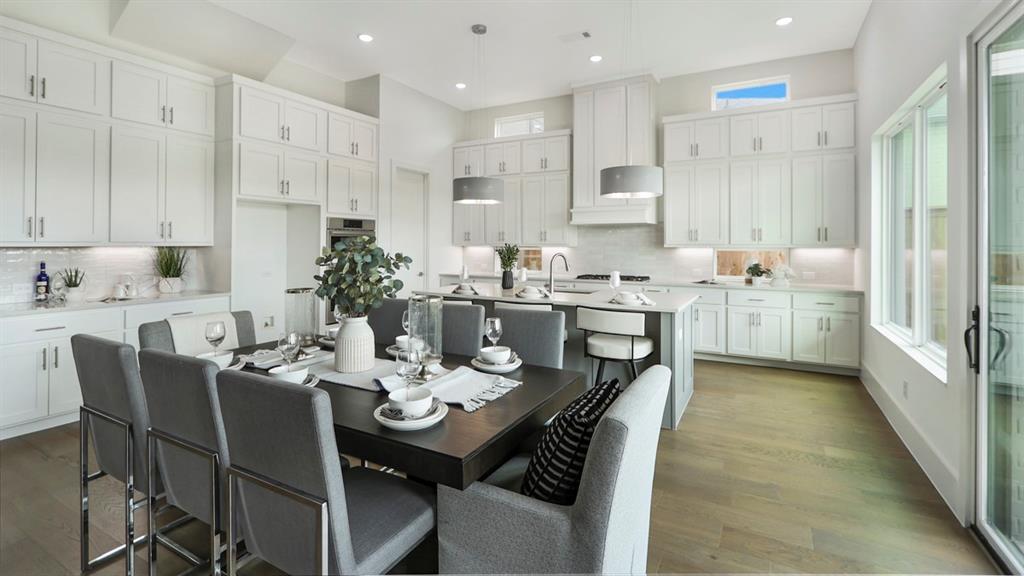 165 Lantern Ridge Drive Aledo, TX 76008 - Photo 14 of 38 a view of kitchen with dining table and chairs