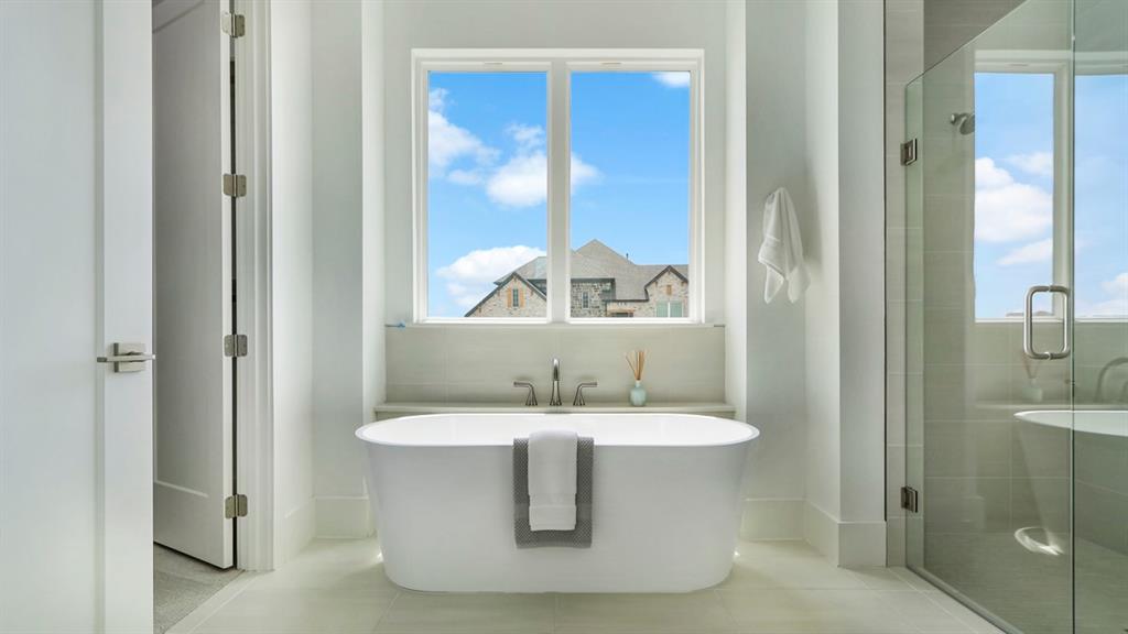 165 Lantern Ridge Drive Aledo, TX 76008 - Photo 32 of 38 a bathroom with a sink and a mirror