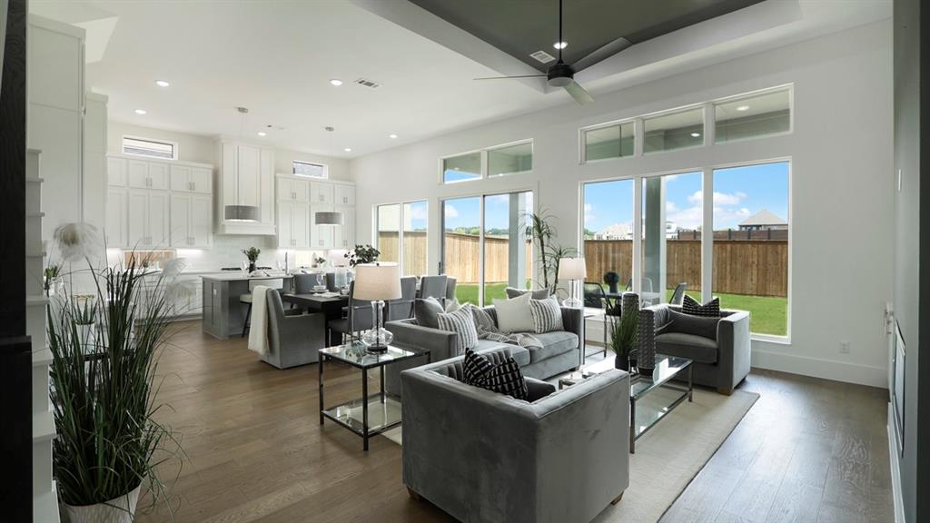 165 Lantern Ridge Drive Aledo, TX 76008 - Photo 6 of 38 a living room with furniture and large windows