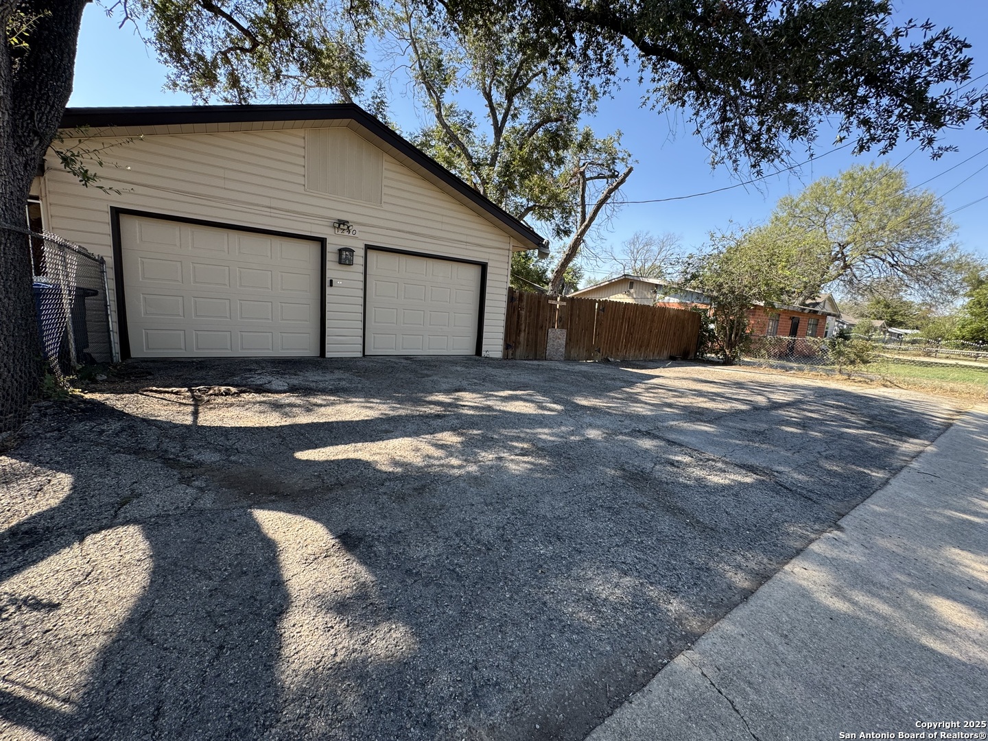 1240 Rice Road San Antonio, TX 78220 - Photo 43 of 45 a view of back yard of the house