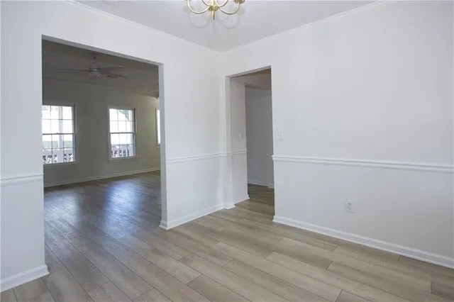 a view of a small space