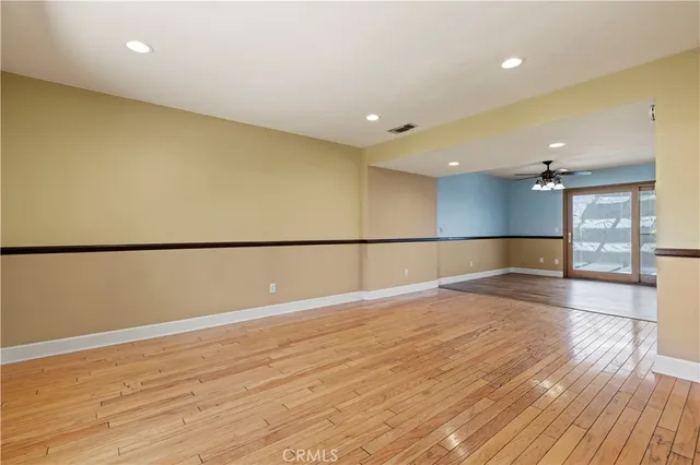 a view of empty room