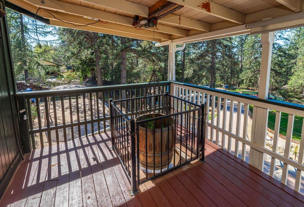 23870 Tokayana Way Colfax, CA 95713 - Photo 63 of 93 a view of balcony with wooden floor