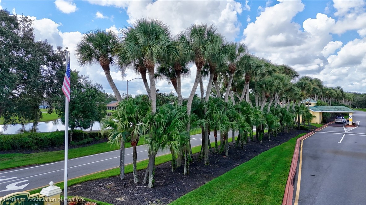 Beautiful Entry into the Country Club