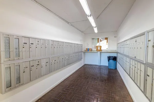 a view of a lake with city